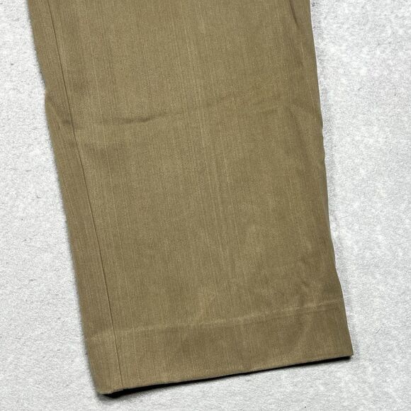 Tommy Bahama Pants Mens Size 36 Beige Silk Dress Pants Slacks Pleated Pockets me - Picture 4 of 12